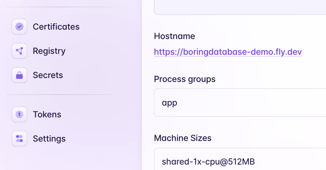 boring database hero light