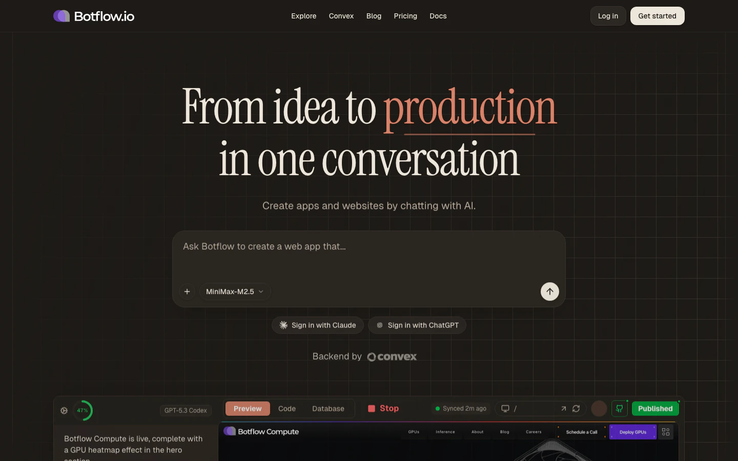 Botflow — From idea to production in one conversation