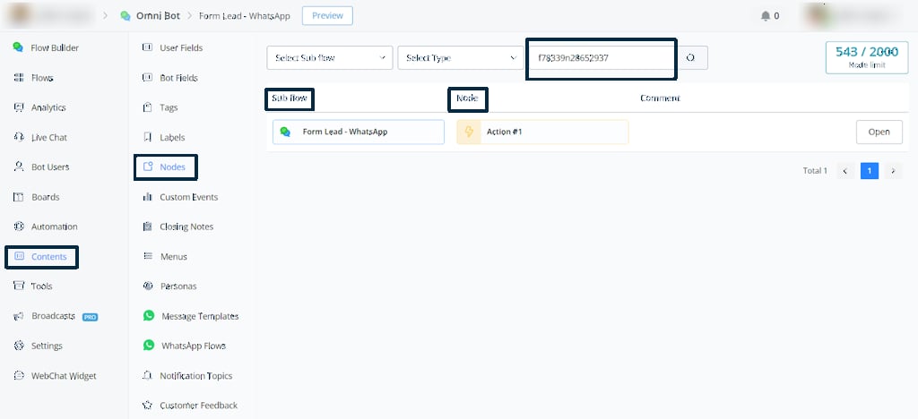 Búsqueda por Node NS