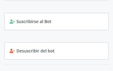 Acciones de suscribir/cancelar suscripción dentro de Acciones básicas