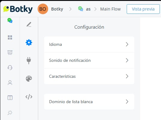 Tipos de campo del formulario previo