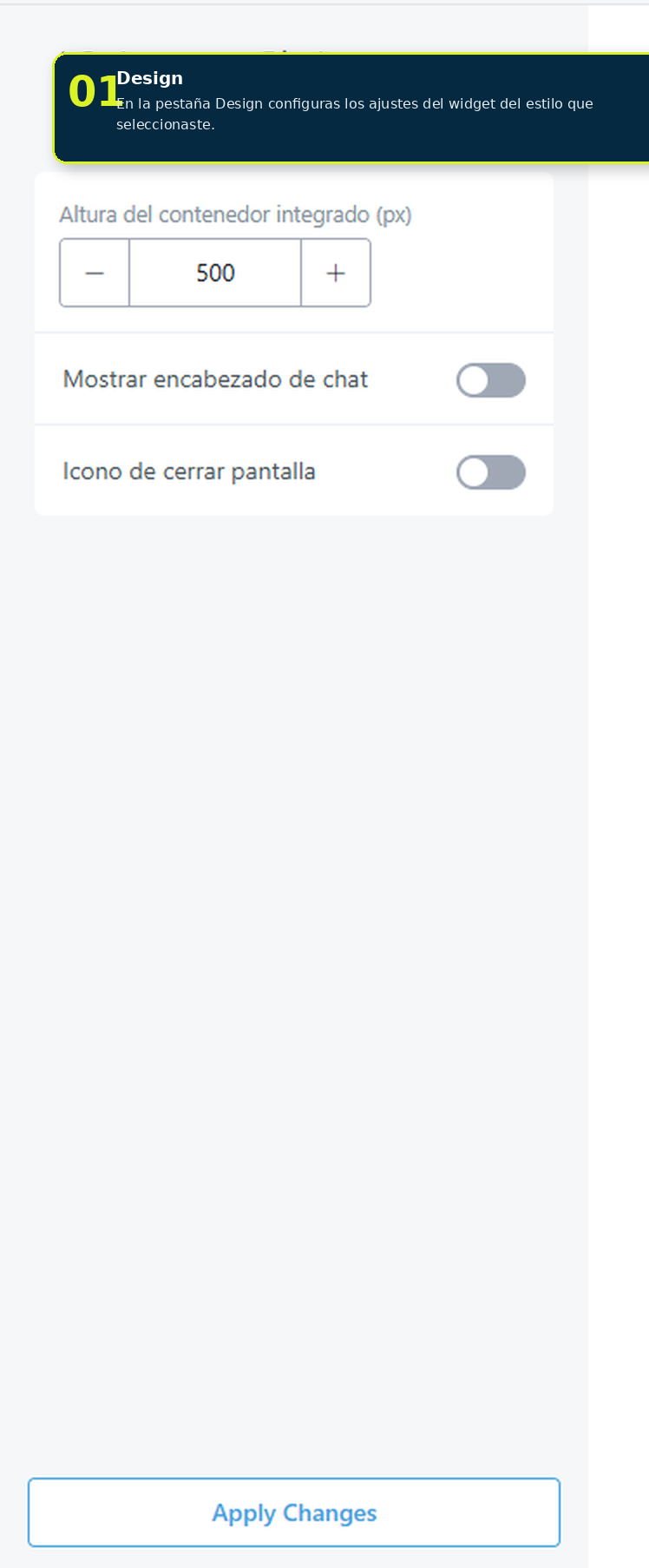 Configuración de mensajes de saludo por página