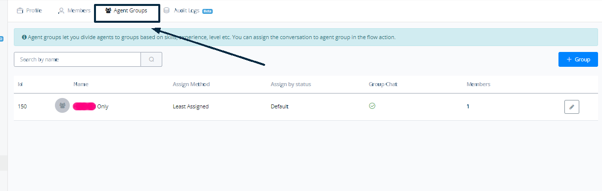 agent groups