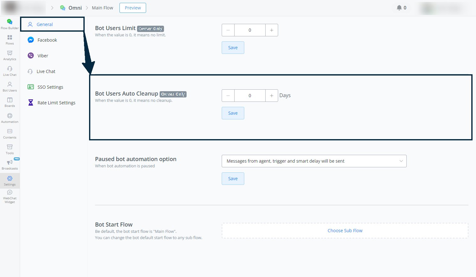 Configuración de la limpieza automática de usuarios