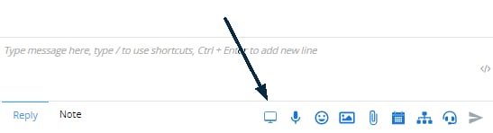 Ícono de URL personalizada en el Chat en vivo