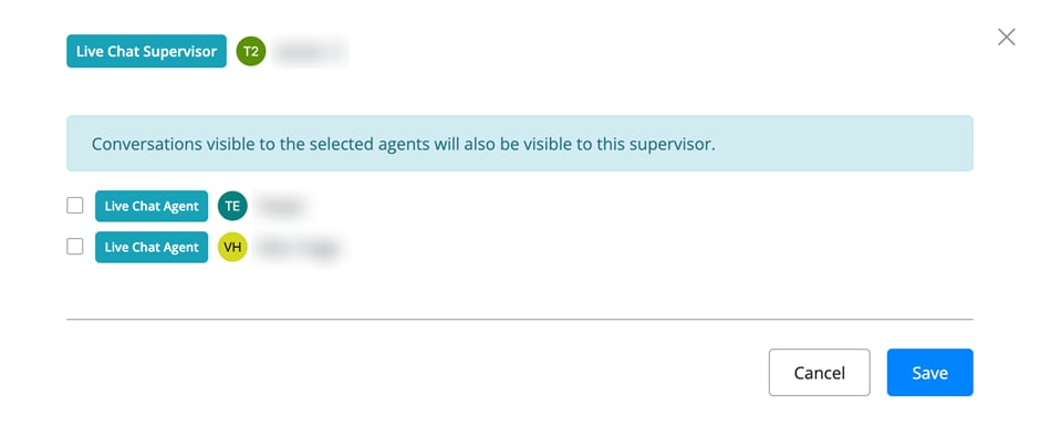 Selección de agentes supervisados