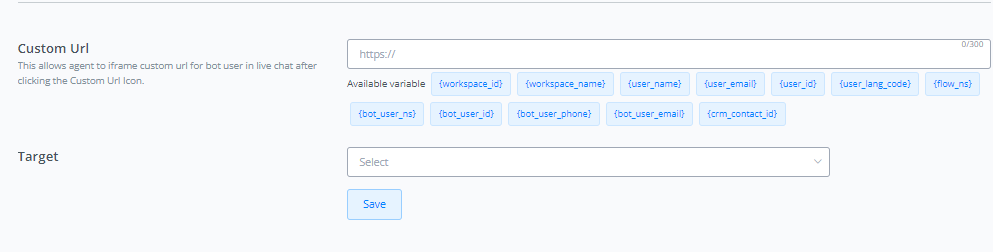 Configuración de URL personalizada