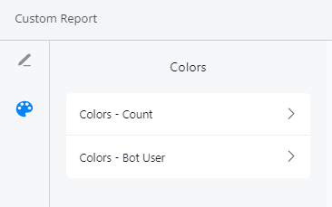 Cambio de colores con el ícono de paleta