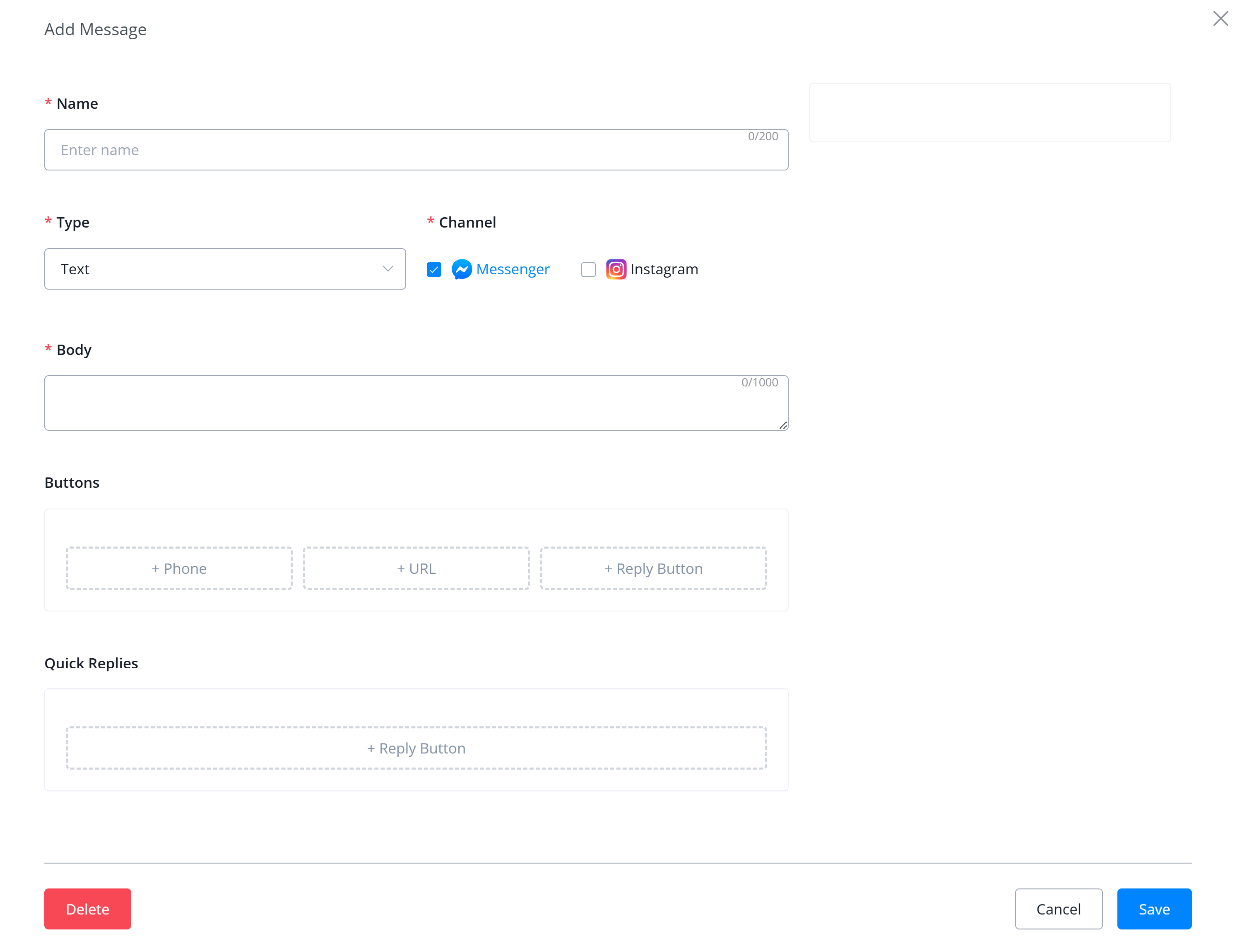Configuración del mensaje de bienvenida