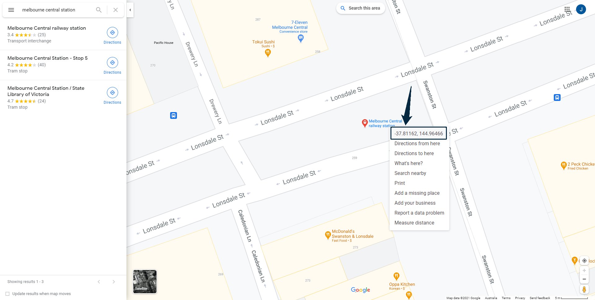 Selector de ubicación en el mapa