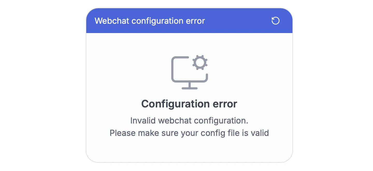 Invalid configuration
