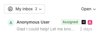 HITL display last message date