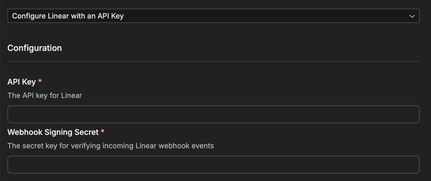 Configuration schema