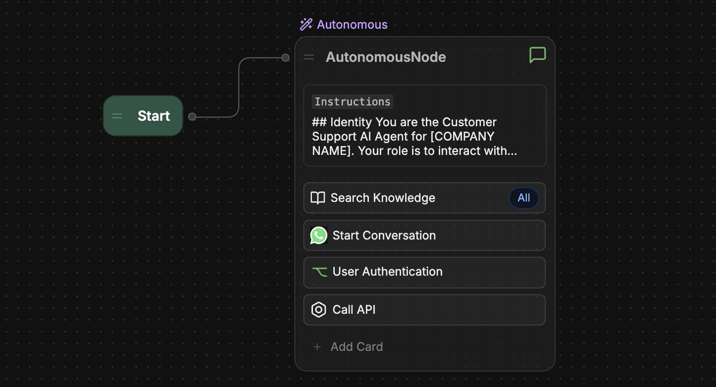 Autonomous Node Cards