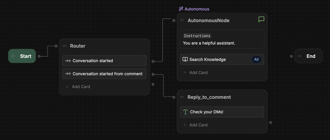 Reply to comments in DMs 3