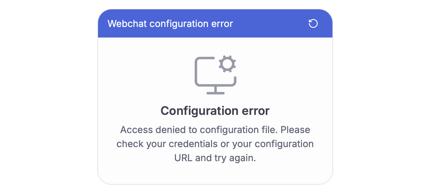 Config access denied