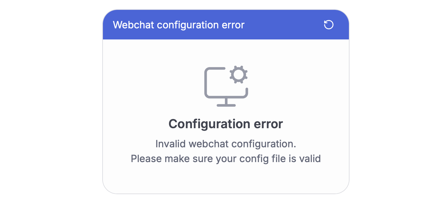 Invalid configuration