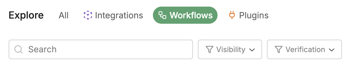 Workflows on Hub