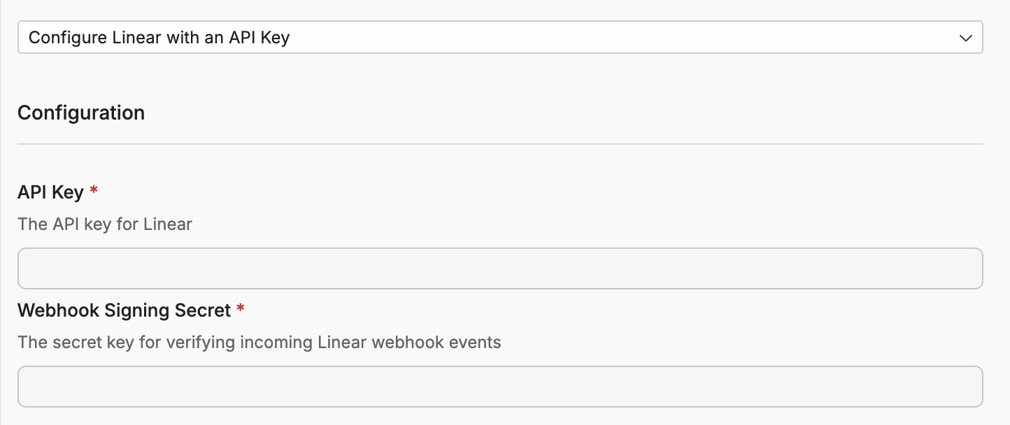 Configuration schema