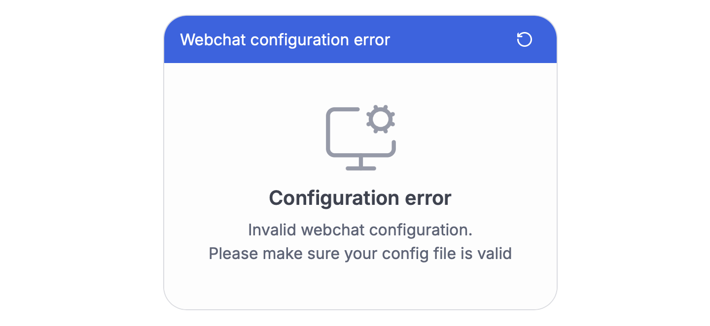 Invalid configuration