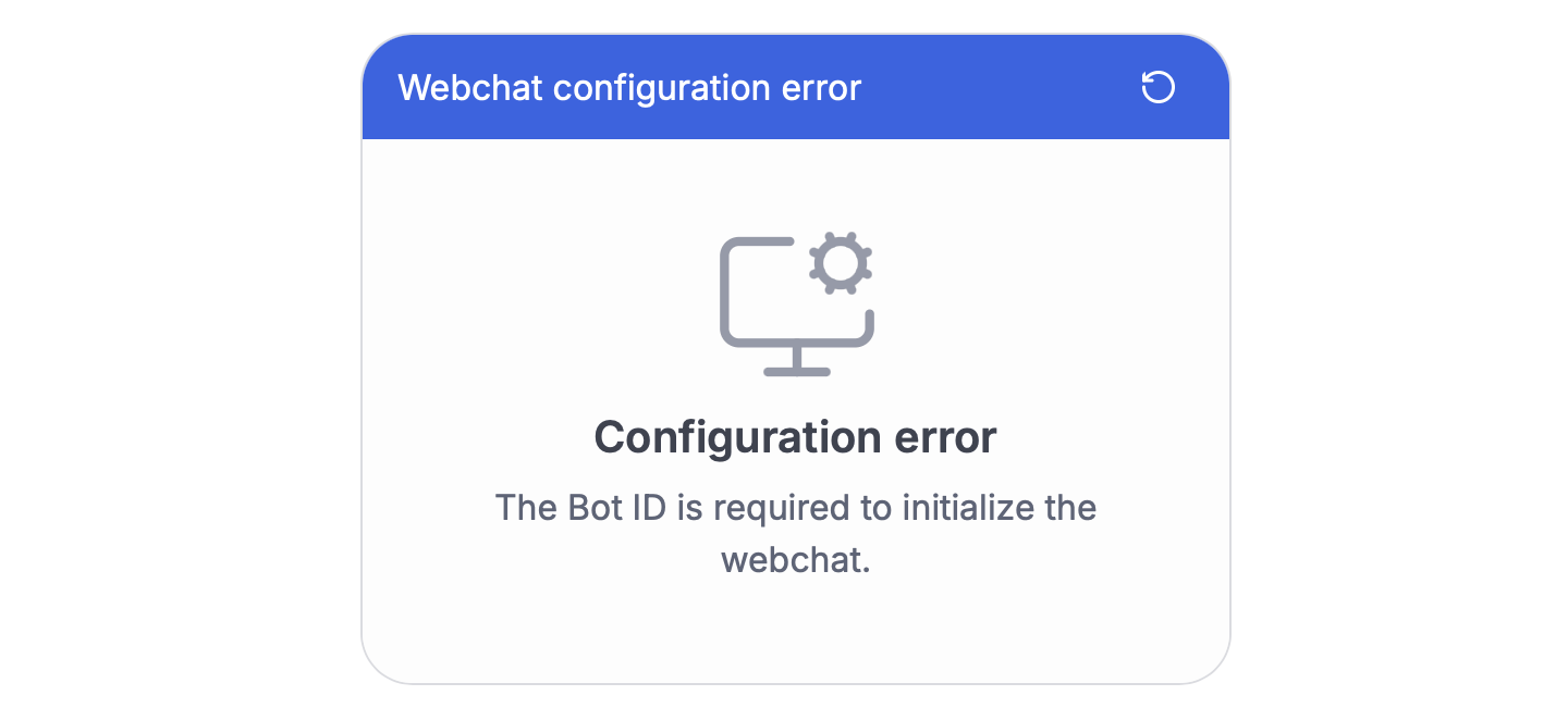 Missing bot ID