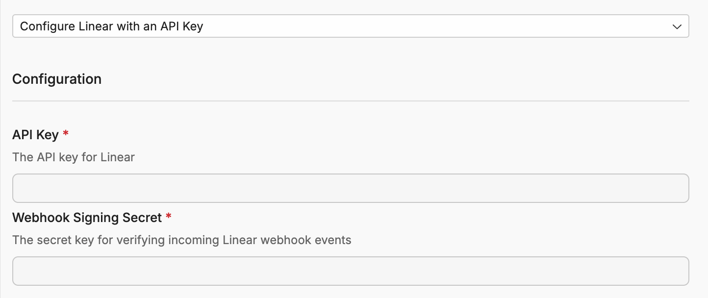 Configuration schema