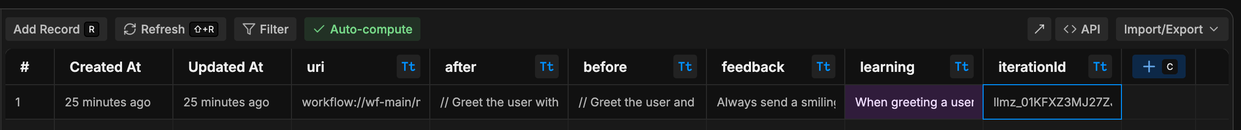 Feedback