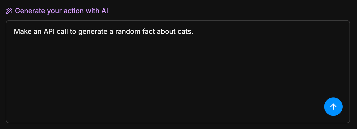 Action prompt example