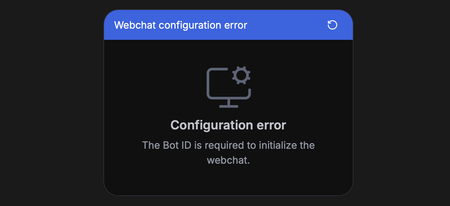 Missing bot ID