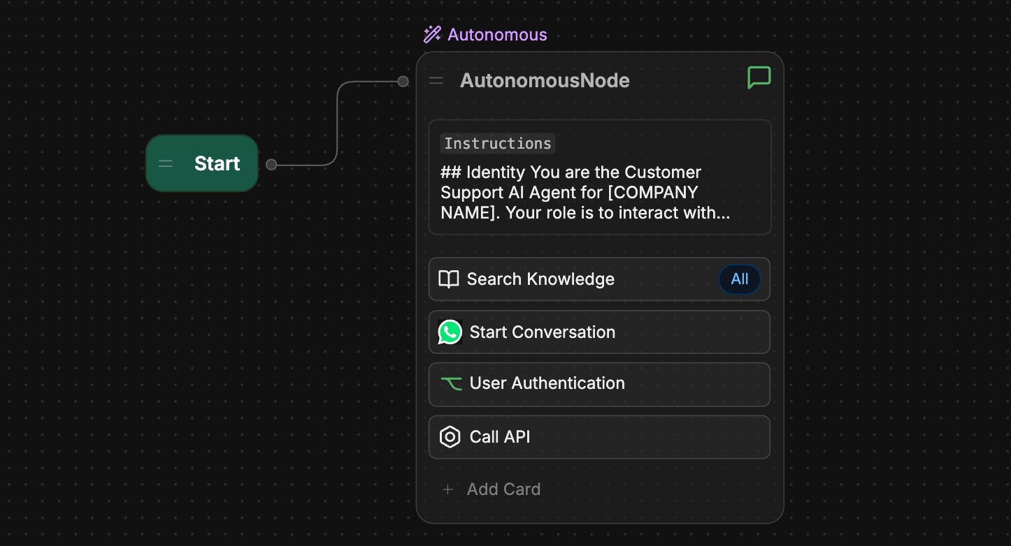 Autonomous Node Cards