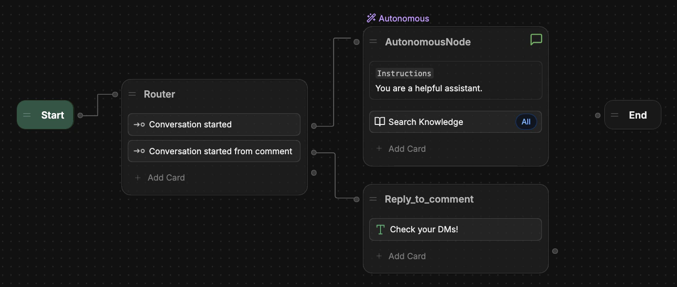 Reply to comments in DMs 3