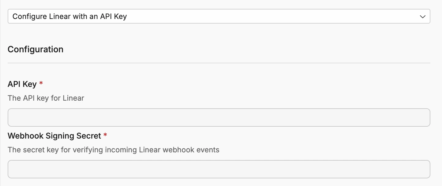 Configuration schema