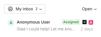 HITL display last message date