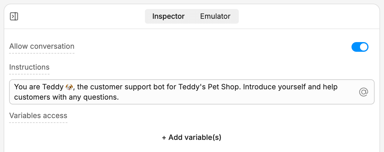 Autonomous Node inspector