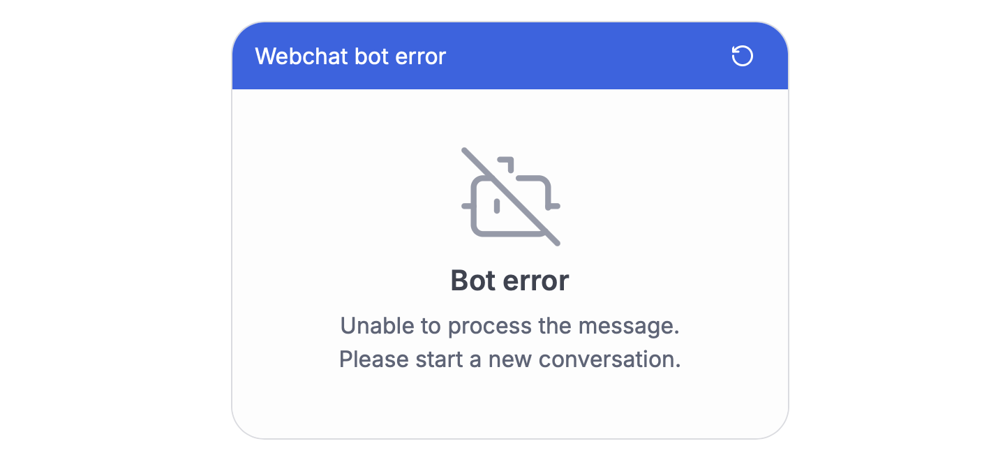 Invalid message content type