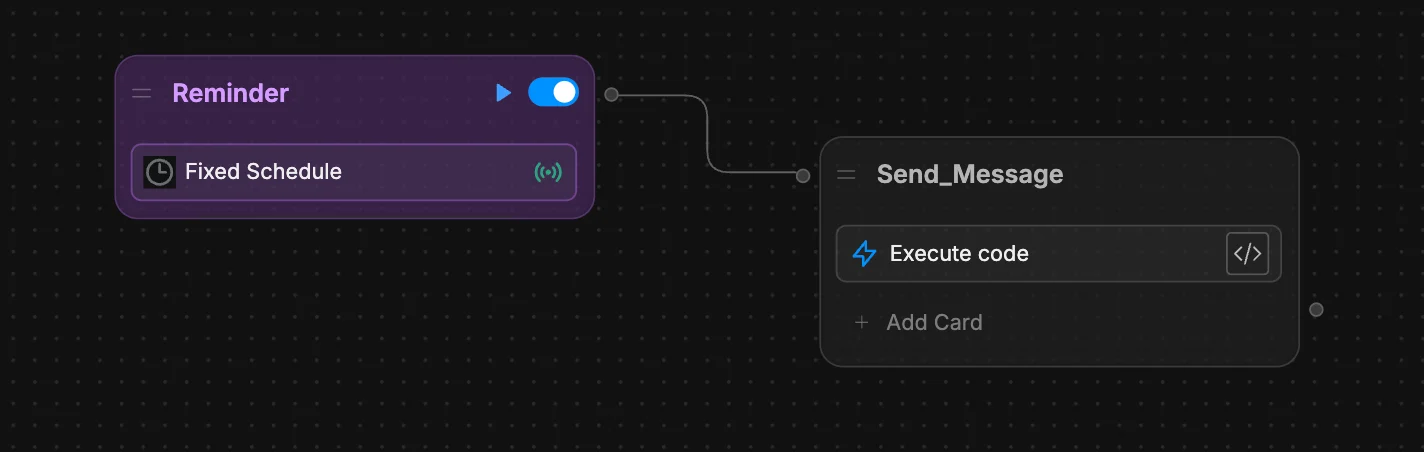 Execute code
