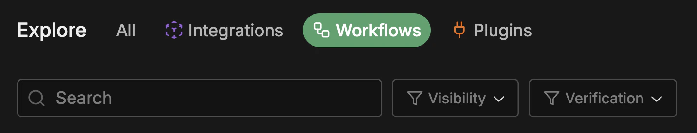 Workflows on Hub