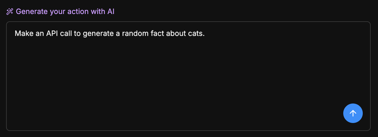 Action prompt example