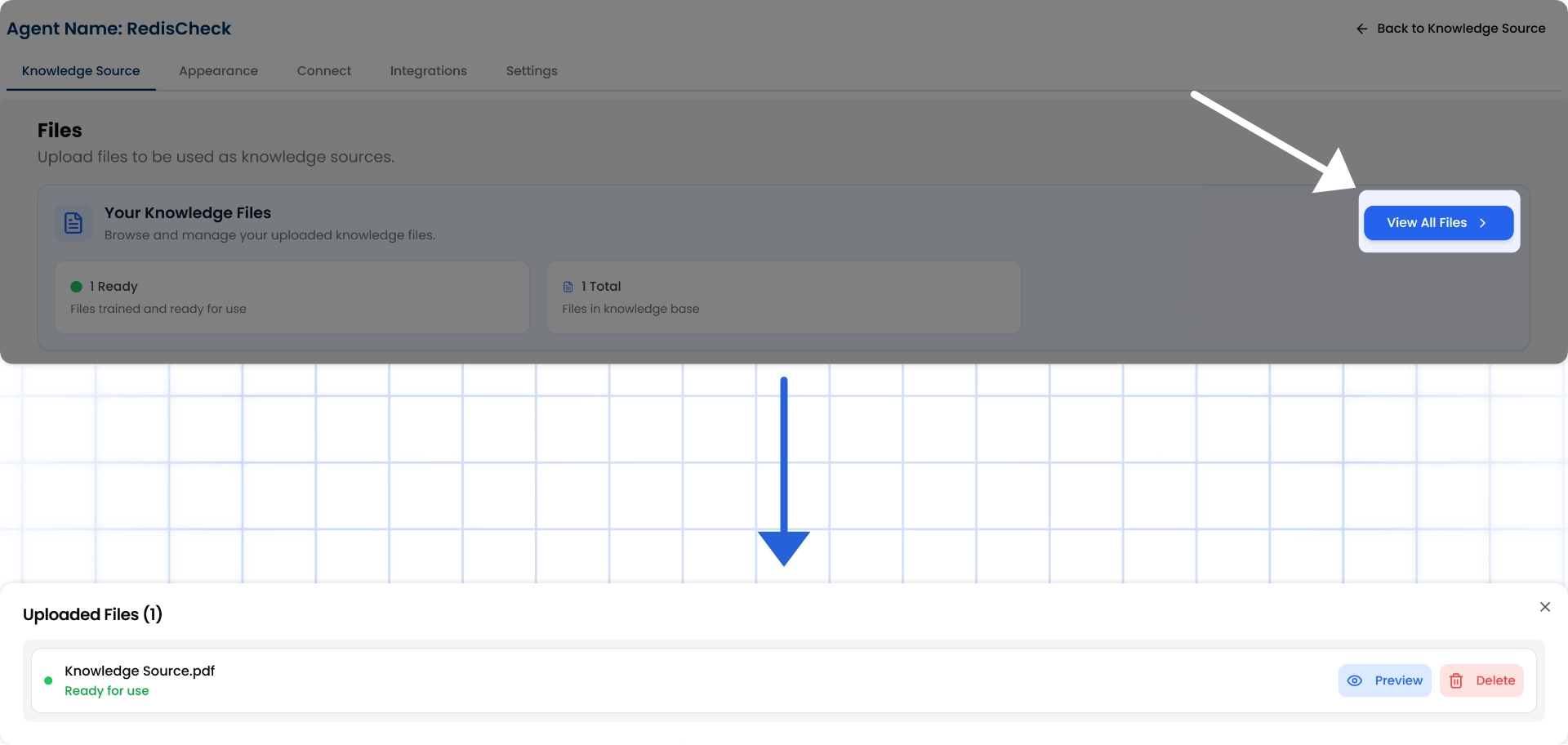 View All the Uploaded Files