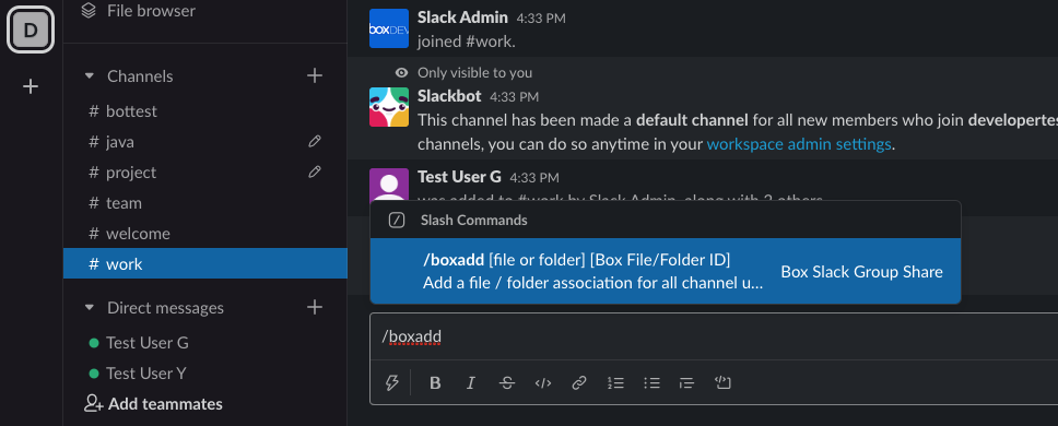 Connect Slack to Box Group Collaborations - Box Dev Docs
