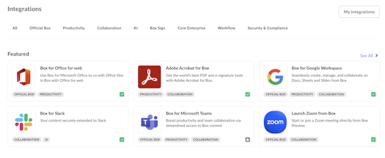 Integrations - Box Dev Docs
