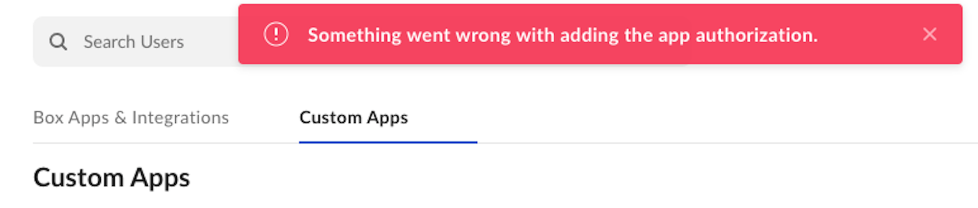 Common Errors - Box Dev Docs