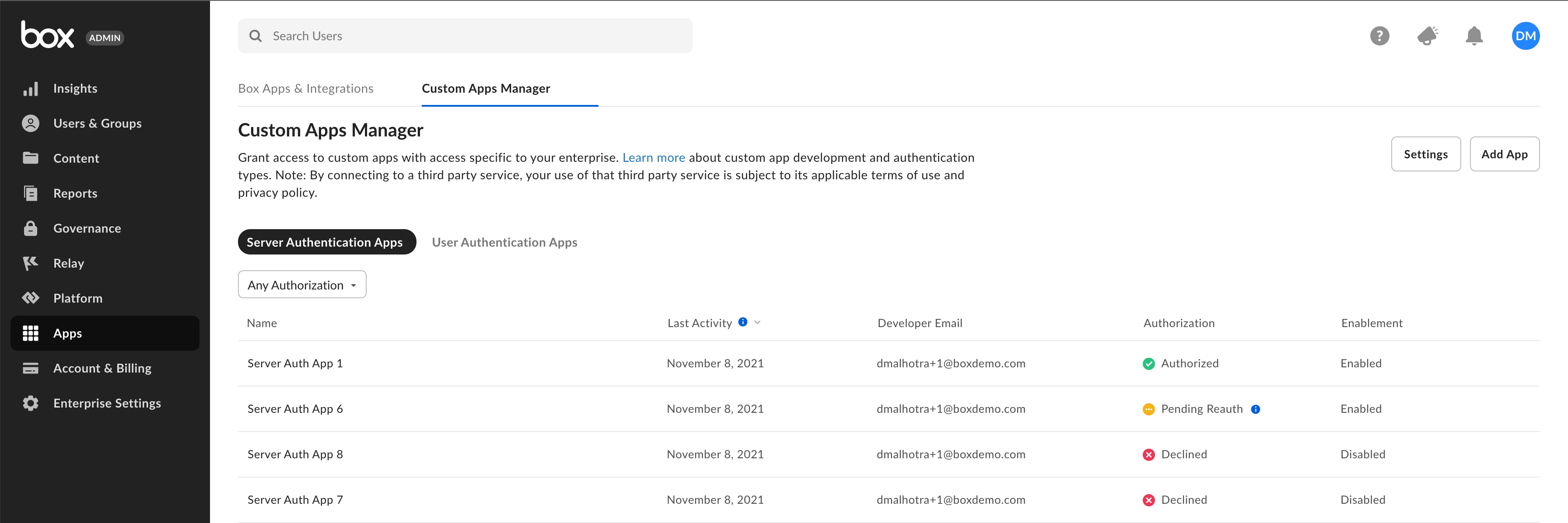 Security - Box Dev Docs