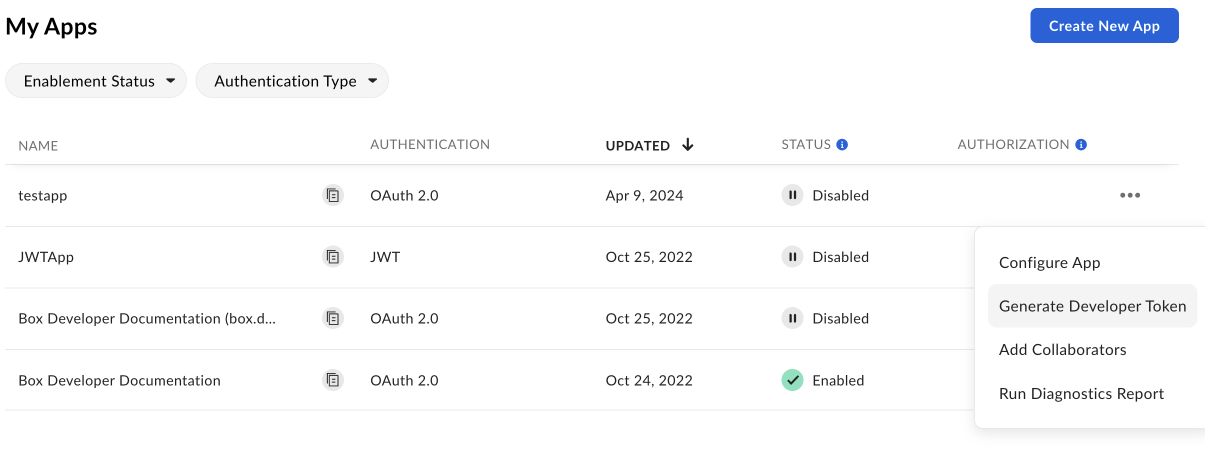 トークンの生成