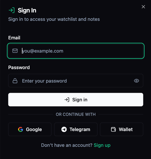 Sign In