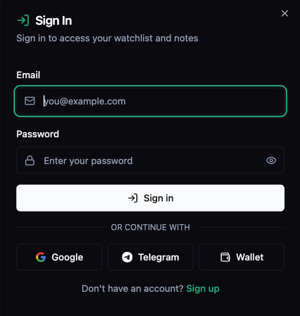 Sign In Sign In