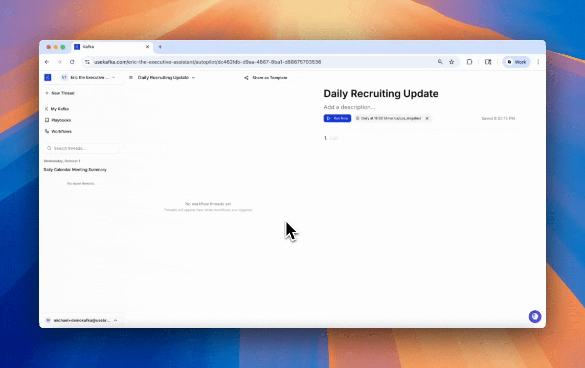 Playbook being referenced in a workflow