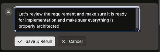 Message actions screenshot