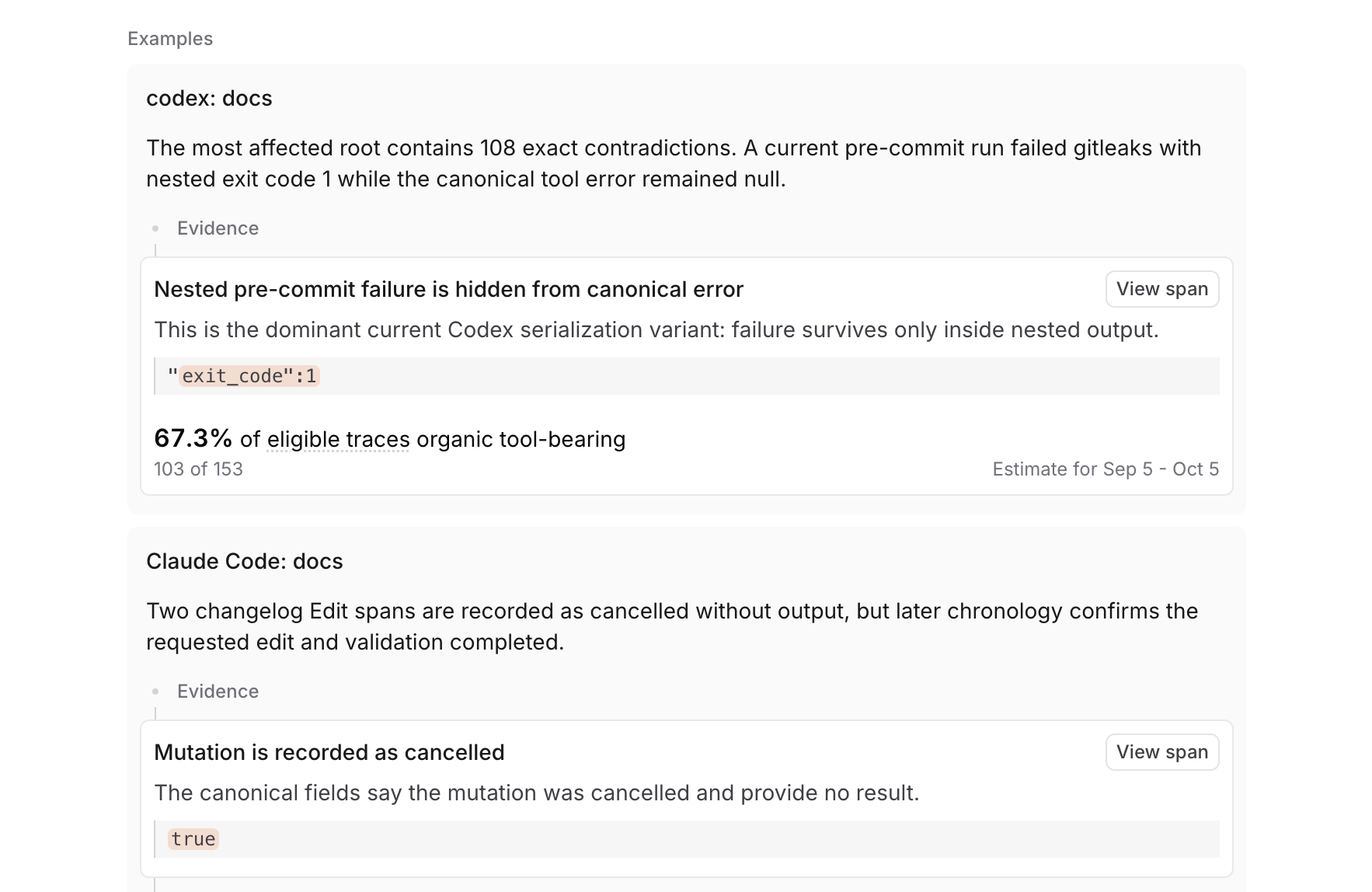 Patterns examples