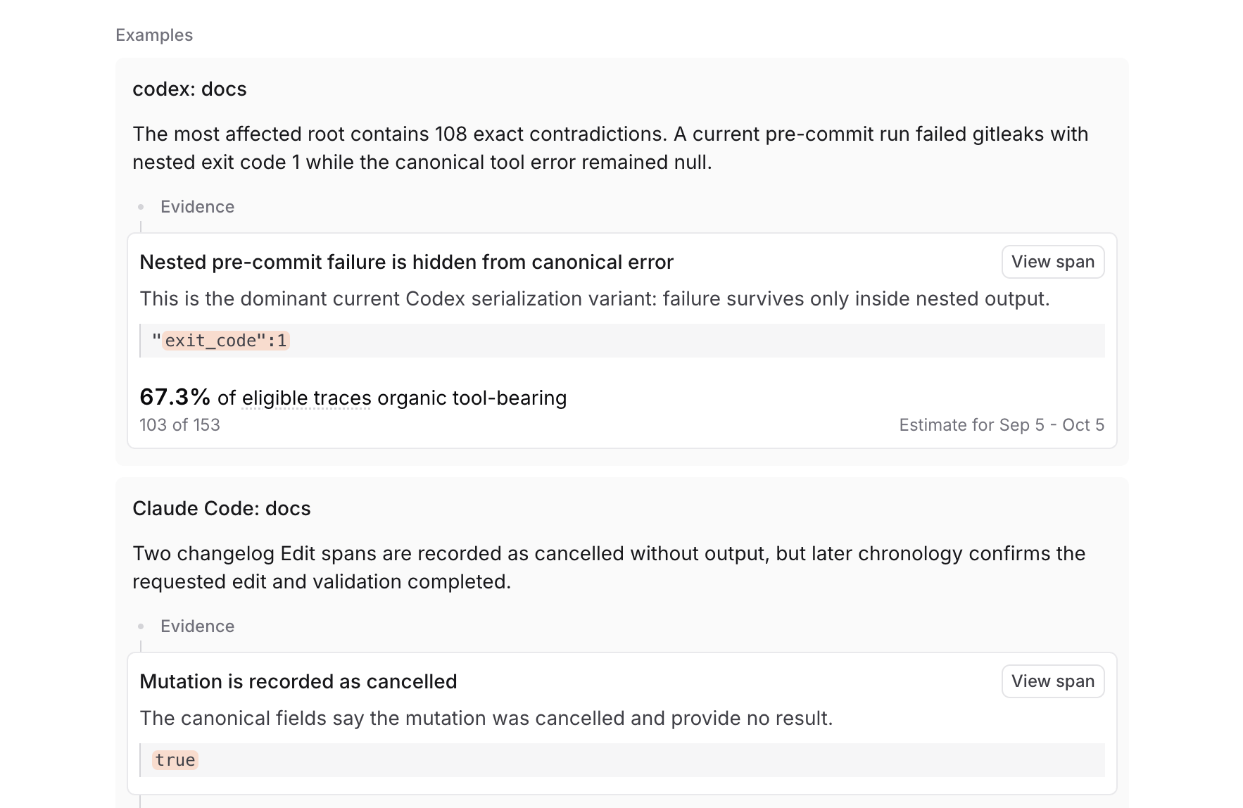 Patterns examples